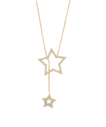 گردنبند طلا ستاره میوگلد Mio Gold کدNC1731