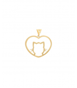 پلاک طلا گربه میوگلد Mio Gold کدN3084