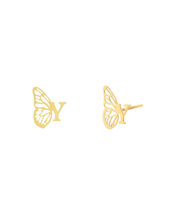 گوشواره طلا Y میوگلد Mio Gold کدE1629