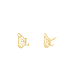 گوشواره طلا L میوگلد Mio Gold کدE1626