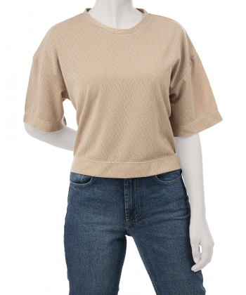 تیشرت آستین کوتاه نخ پنبه زنانه آروما مدل 1203500-04