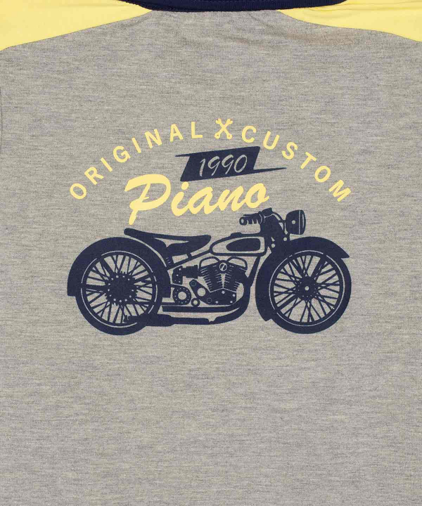 پولوشرت پسرانه طرح‌دار پیانو Piano