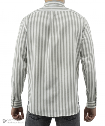 پیراهن آستین بلند مردانه آروما مدل 1104500