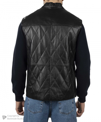 پافر مردانه چرم طبیعی چرم مشهد Mashad Leather مدل W0519