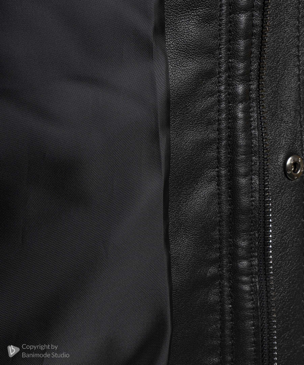 پافر مردانه چرم طبیعی چرم مشهد Mashad Leather مدل W0519