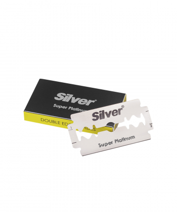 تیغ یدک سنتی سوپر پلاتینیوم سیلور Silver بسته 5 عددی