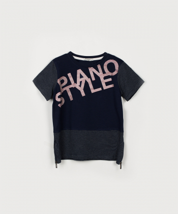 تیشرت پسرانه آستین کوتاه پیانو Piano
