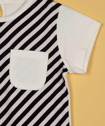 تیشرت آستین کوتاه دخترانه پیانو Piano