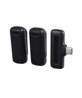 میکروفون یقه ای بی سیم گرین لاین مدل GN2WMICTYCBK رابط Type-C
