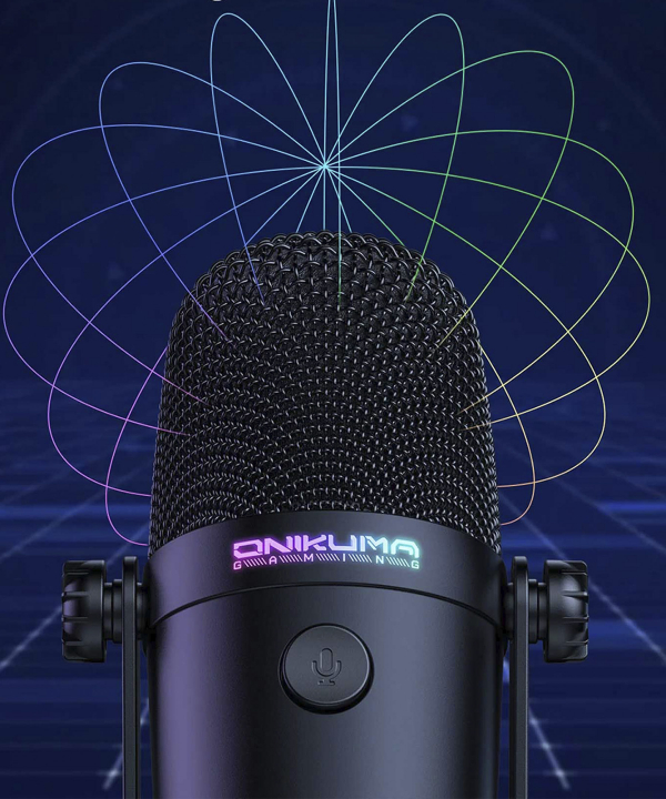 میکروفون گیمینگ رومیزی اونیکوما مدل M830 RGB