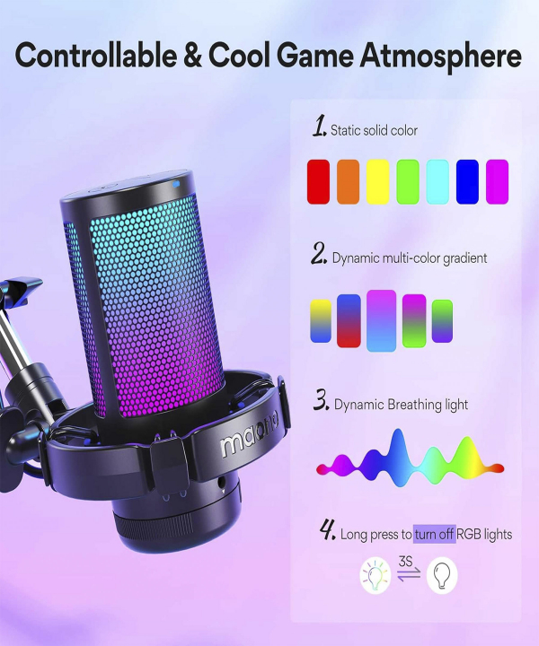 میکروفون استودیویی مائونو مدل DGM20S RGB