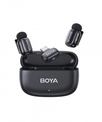 میکروفون یقه ای دو کاربره بویا مدل BOYA MINI رابط Type C
