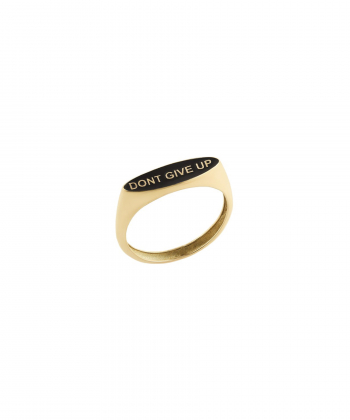 انگشتر طلا DON'T GIVE UP میوگلد Mio Gold کدR2326
