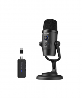میکروفون استودیویی بی سیم/با سیم بویا مدل BY-PM500W