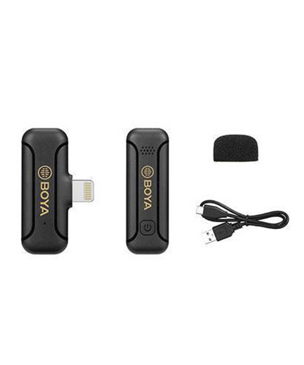 میکروفون یقه ای بی سیم بویا مدل BY-WM3T2-D1 رابط Lightning