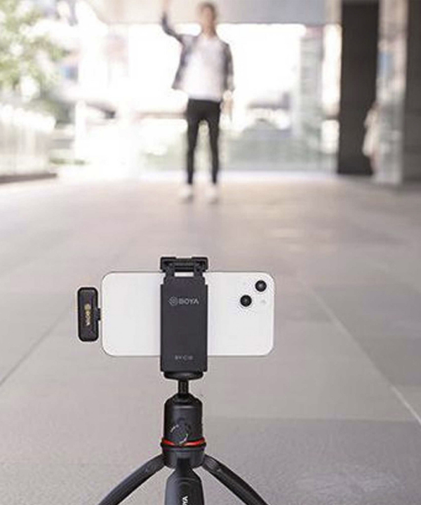میکروفون یقه ای بی سیم بویا مدل BY-WM3T2-D1 رابط Lightning