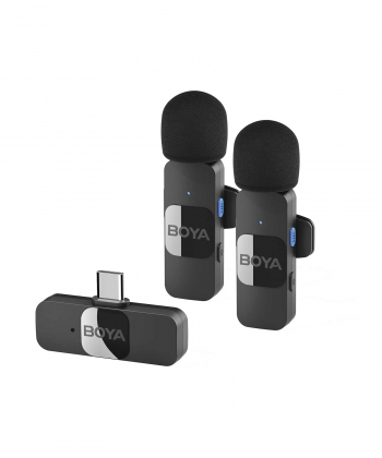 میکروفون یقه ای بی سیم بویا مدل BY-V20 رابط Type-C