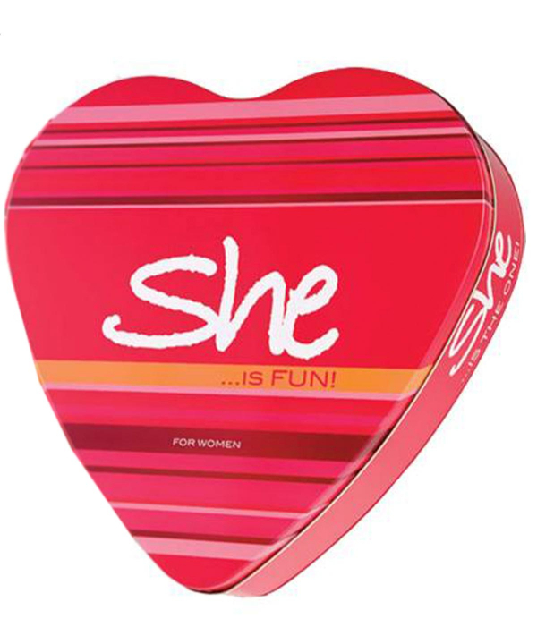 ست هدیه ادوتویلت زنانه شی She مدل She is Fun حجم 50 میلی‌لیتر