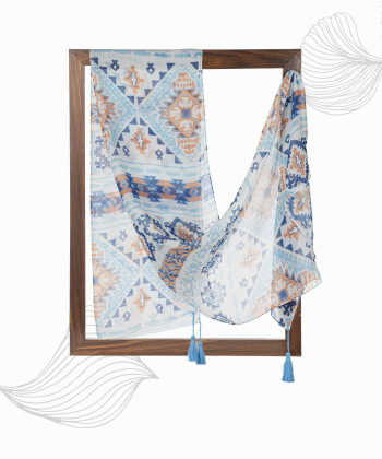 شال زنانه نوولاشال Novella Shawl کد 22003-1