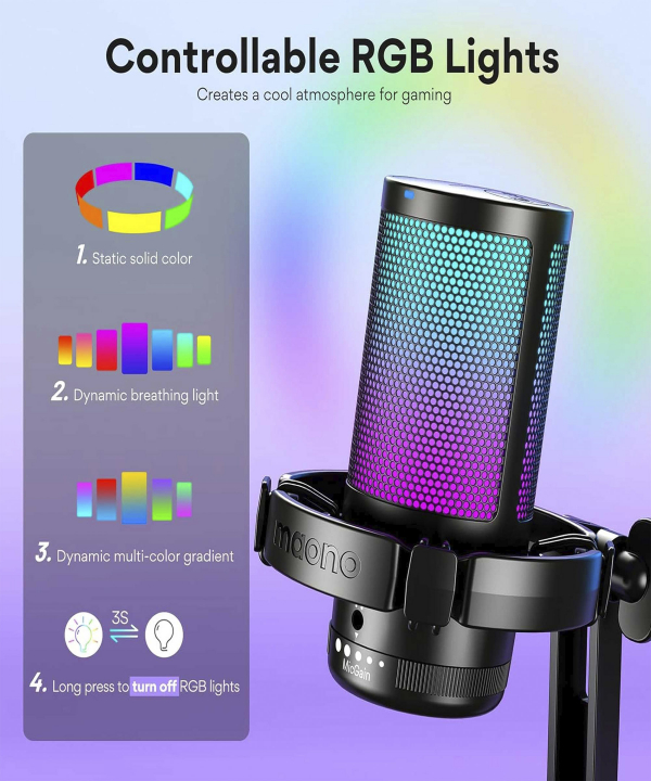 میکروفون استودیویی مائونو مدل DGM20 RGB