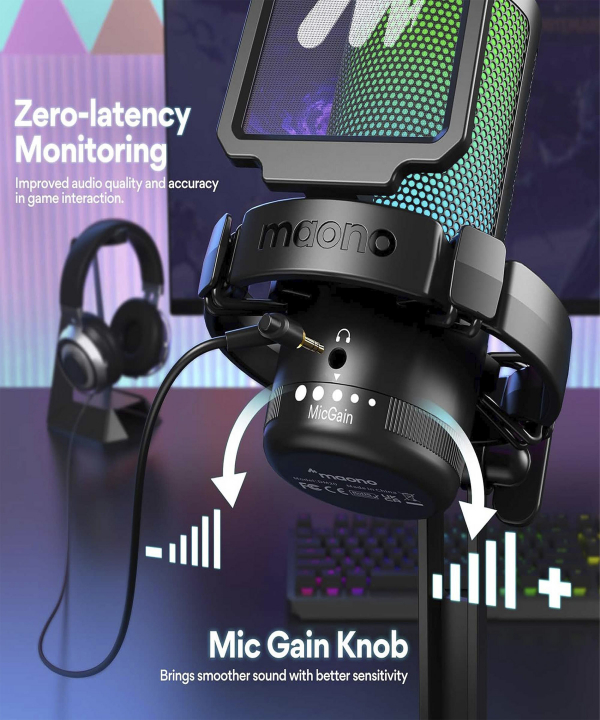 میکروفون استودیویی مائونو مدل DGM20 RGB
