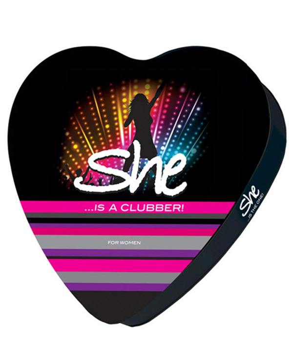 ست هدیه ادوتویلت زنانه شی She مدل She is Clubber حجم 50 میلی‌لیتر