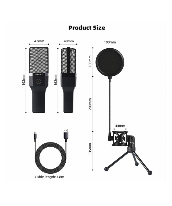 میکروفون استودیویی یانمای مدل X1R RGB