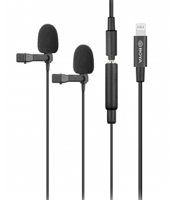 میکروفون یقه ای با سیم بویا مدل BY-M2D رابط Lightning