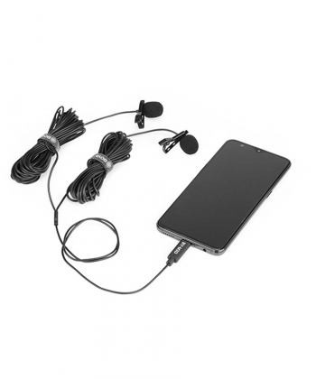 میکروفون یقه ای با سیم بویا مدل BY-M3D رابط Type-C