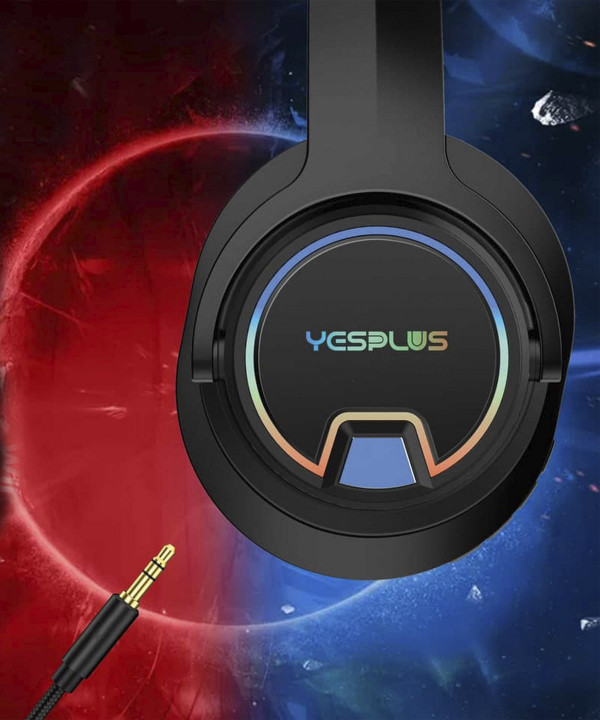 هدست گیمینگ بی سیم یس پلاس مدل YS510 RGB