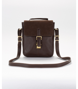 کیف دوشی مردانه چرم طبیعی چرم مشهد Mashad Leather مدل A5549