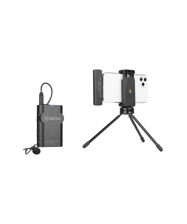 میکروفون یقه ای بی سیم بویا مدل BY-WM4 PRO-K3 رابط Lightning