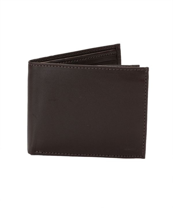 کیف پول چرم مردانه قهوه ای چرم مشهد Mashhad Leather مدل D0242
