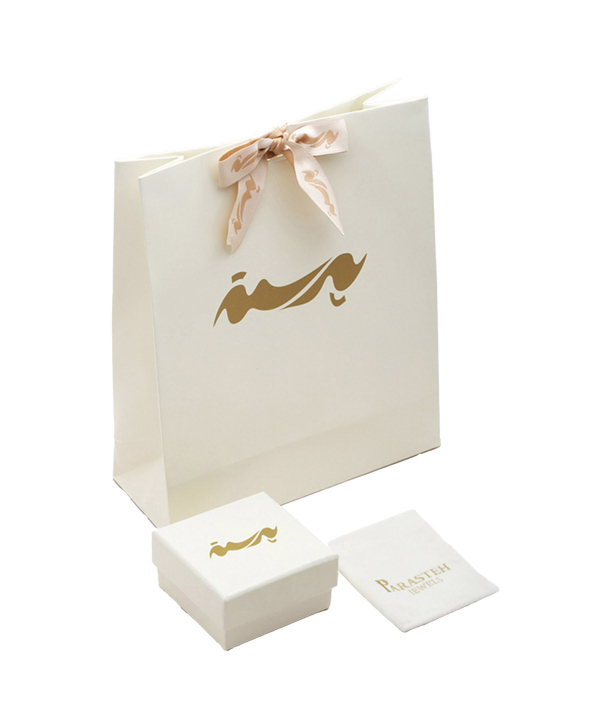 نیم ست طلا فلورانس پرسته Parasteh کد 529278
