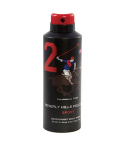 اسپری دئودورانت مردانه بورلی هیلز پولو کلاب Beverly Hills Polo Club مدل Two حجم 175 میلی لیتر