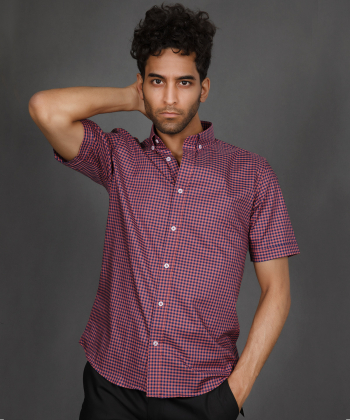 پیراهن چهارخانه مردانه برندس Brands کد Br1826
