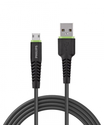 کابل تبدیل USB به Micro-USB فیلیپس مدل DLC1530 طول 1.2 متر