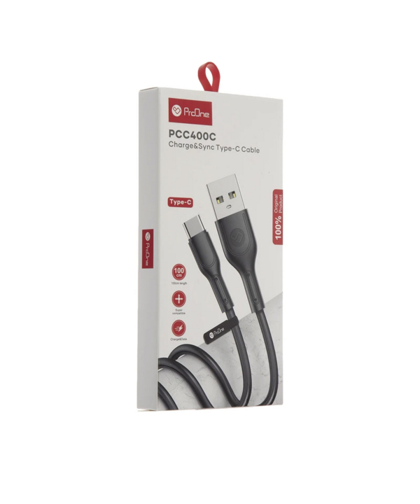 کابل تبدیل USB به Type C پرووان مدل PCC400C طول 1 متر