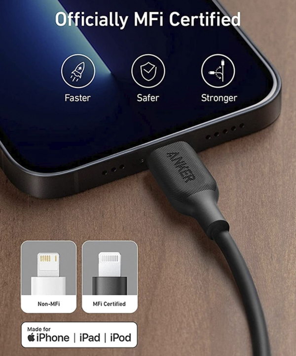 کابل تبدیل Lightning به Type C انکر مدل A8831 طول 30 سانتی متر
