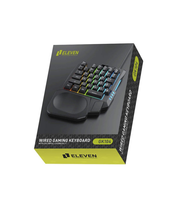 کیبورد گیمینگ با سیم الون مدل GK104 RGB