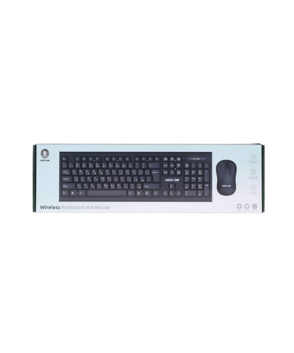 کیبورد و ماوس بی سیم گرین لاین مدل GNWS24GKEYMB