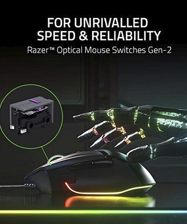ماوس گیمینگ با سیم ریزر مدل Basilisk V3