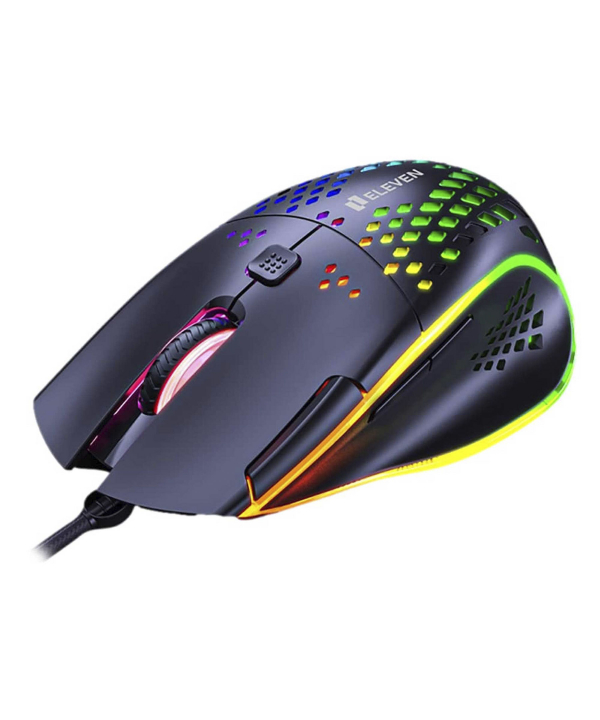 ماوس گیمینگ با سیم الون مدل GM6 RGB