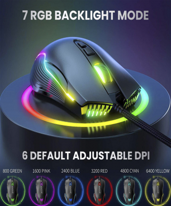 ماوس گیمینگ با سیم اونیکوما مدل CW905 RGB