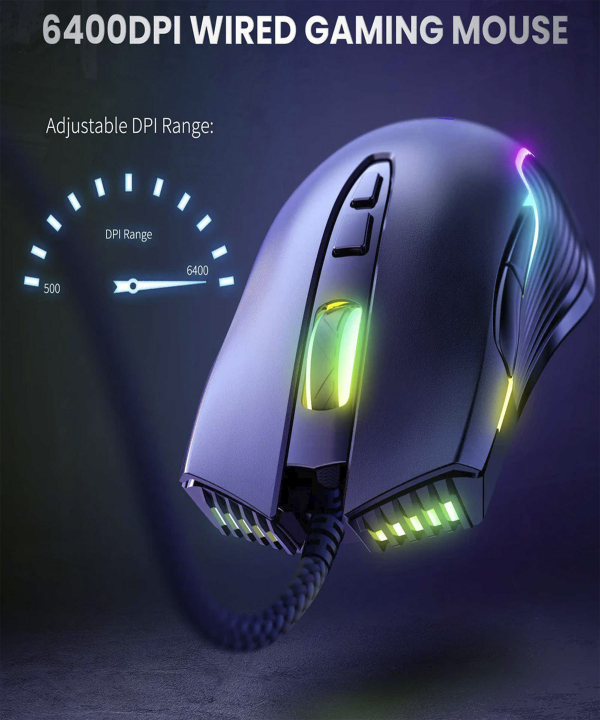 ماوس گیمینگ با سیم اونیکوما مدل CW905 RGB