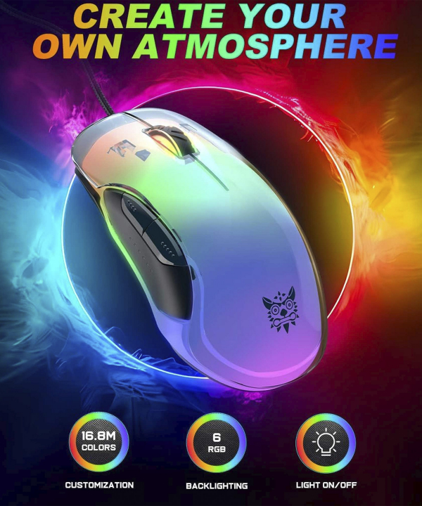 ماوس گیمینگ با سیم اونیکوما مدل CW925 RGB