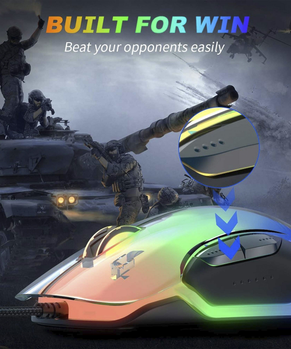 ماوس گیمینگ با سیم اونیکوما مدل CW925 RGB