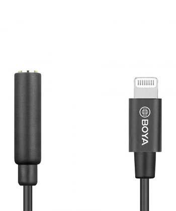 کابل تبدیل Lightning به جک 3.5 میلی متریTRS(مادگی) بویا مدل K8