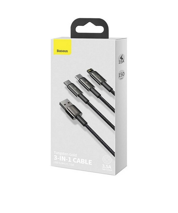کابل تبدیل 3in1 باسئوس مدل CAMLTWJ-01 متر 1.5