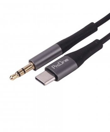 کابل تبدیل Type-C به جک 3.5mm پرووان مدل PCA47 طول 1 متر
